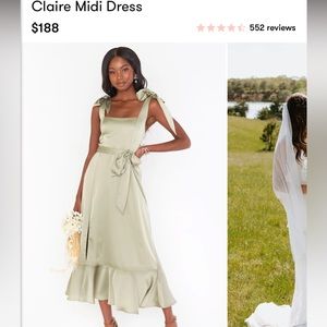 Show Me Your Mumu Claire Midi Dress Size Small